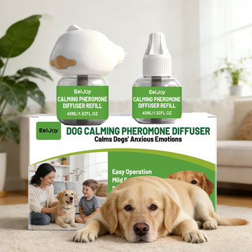 Pet Calming Diffuser for Anxious Dogs Essential Oil Free Safe Diffuser Creates Calm Home Behavior Aid Long Lasting Care Us plug